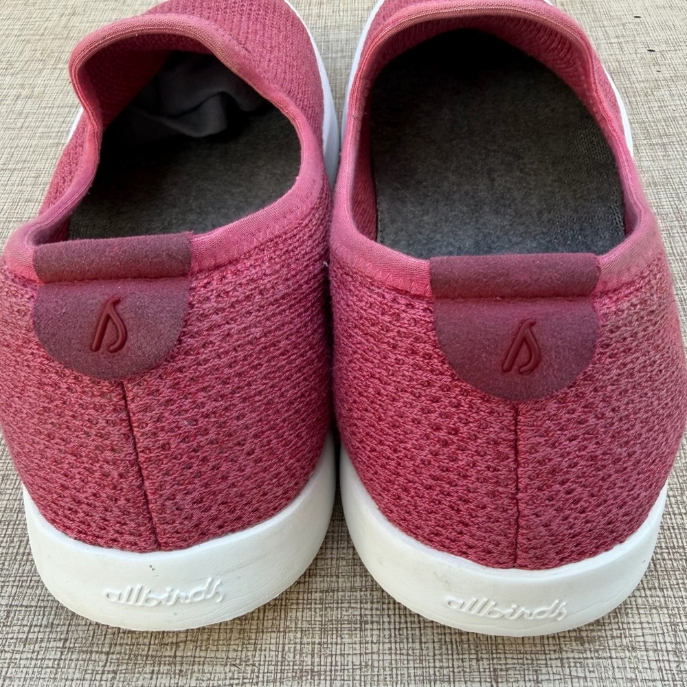 Allbirds Tree Loungers Slip On Shoes Red Wool Men’s 10 Casual - Picture 5 of 6